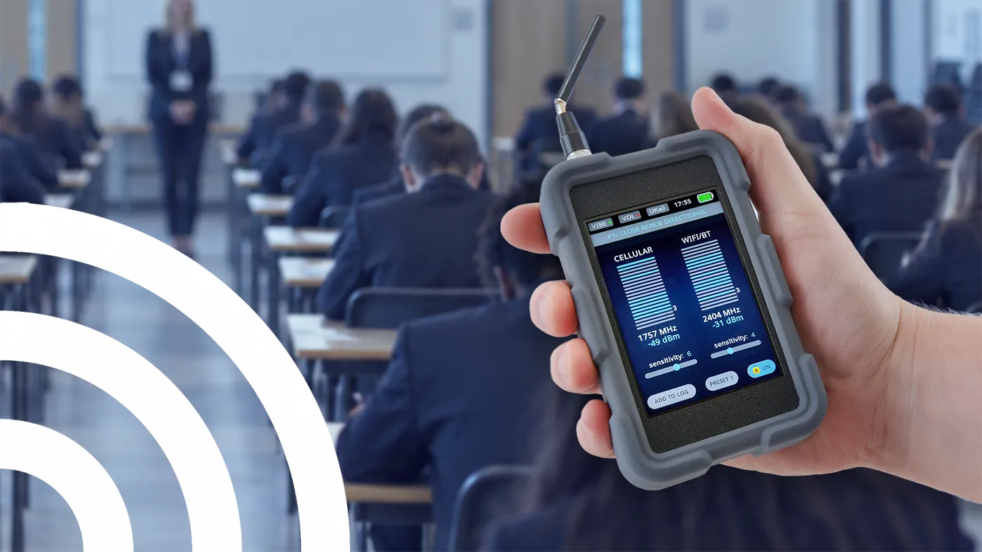 Comms-Tek Ranger being used in exam hall